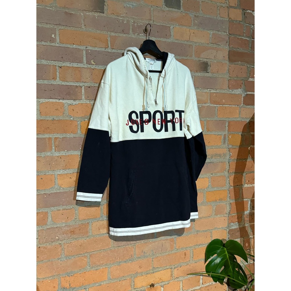 White Jones New York Half-Zip Pullover (RARE)
